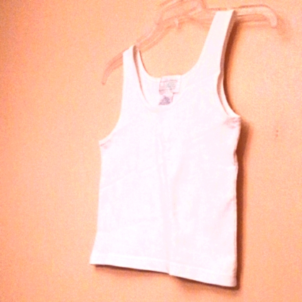 EUC 80s stretch top -- cropped tank